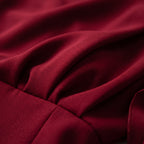 Fashionable Elegant Pure Color Long Sleeve Wrap Waist Dress New Arrival Stylish Classy Gown