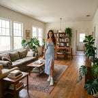 Fall 2025 Long Dress Strapless Wrap Chest High Slit Daisy Leopard Print Wrap around Skirt Maxi Dress