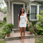 Summer and Autumn Versatile Trendy Women's Short Dress, Suitable for Daily Leisure and Commuting
