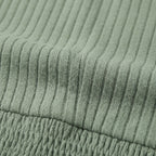 Fashionable Casual Solid Color Ribbed Waist Knitted A-Line Dress New Arrival Comfortable Elegant Women's Clothing