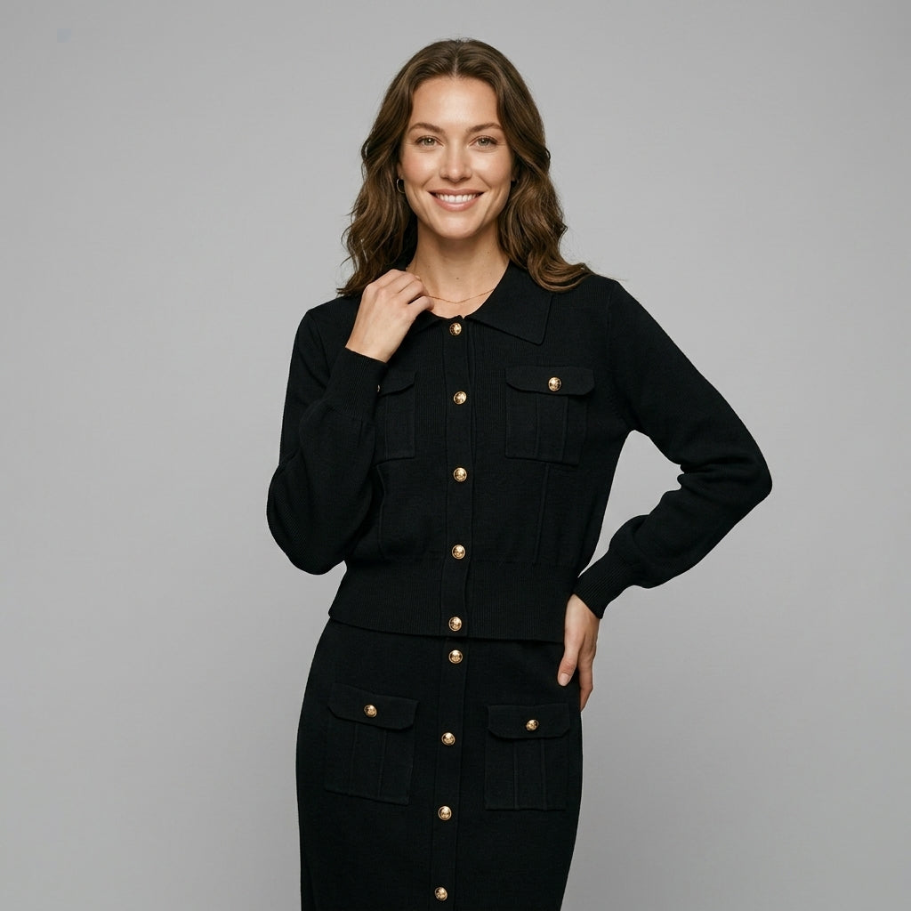 Elegant Office Sweaters Tops+slim High Waist Knitwear Skirts 2 Piece Sets Women New Streetwear Tracksuit Korean Fashion Autumn