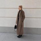 Collarless Long Sleeve Faux Fur Coats Women Brown Open Front Plush Warm Outerwear 2026 Lady Casual Loose Furry Daily Jackets New