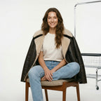 ETJ 2025 Fall/Winter New Arrival Women's ZW Series Double-Sided Collar Oversized Long-Sleeve Jacket Warm Coat 3548246
