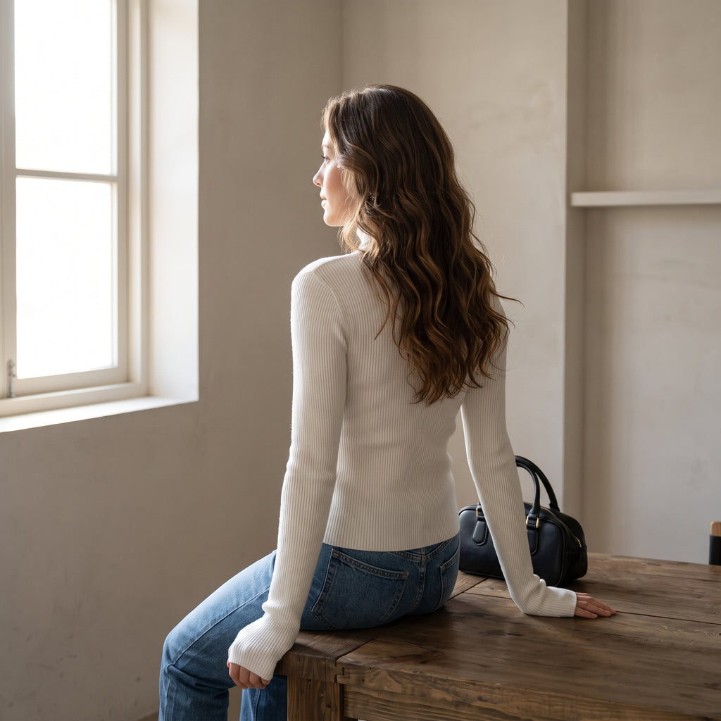 Winter Women Classic Basic Turtleneck Tops Lady Comfortable Thermal Long Sleeve Clothes Female Retro Versatile Elastic Pullover