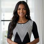Slimming round Neck Short Sleeve Dress Waist Cinching Mid-Career Long Hip Hugging Fashionable Workwear