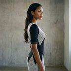 Slimming round Neck Short Sleeve Dress Waist Cinching Mid-Career Long Hip Hugging Fashionable Workwear