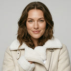 Ailegogo Winter Coats Women Thickness Faux Leather Fur Sheepskin Female Fur Leather Jacket Aviator Outwear Casaco Feminino