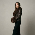 Real Mongolian Sheep Fur Coat 2025 Autumn Winter Suede Women with Long Sleeve New Arrival Winter Rabbit Fur Lining Fur Jacket