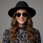 Elegant Women's Spring Autumn Floral Print A Line Dress Casual Vintage Office Lady Sexy Turtleneck Long Sleeve Slim Dresses