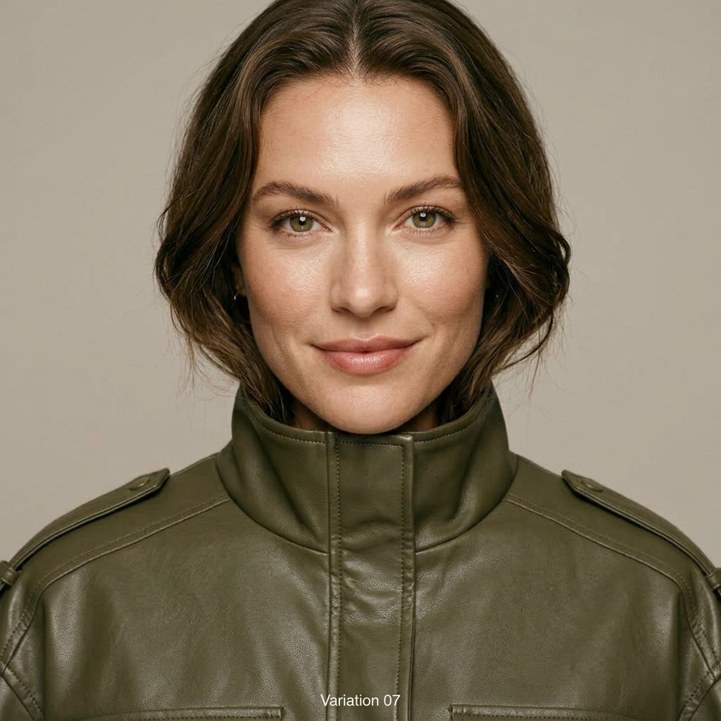 MUJER Faux Leather Cropped Jacket Women Bomber Demi-season Jackets for Women Long Sleeve Women's Coats Zip Overcoat Jacket Women