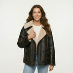 ETJ 2025 Fall/Winter New Arrival Women's ZW Series Double-Sided Collar Oversized Long-Sleeve Jacket Warm Coat 3548246