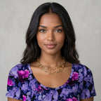 Elegant Comfortable Printed Solid Color Pocket Short Sleeve Round Neck Mini Skirt Long Dress Casual Fashion Women's Dress