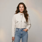 2025 Autumn New Handsome Versatile Short Motorcycle Jacket Top High Waist PU Leather Jacket for Women  Faux Fur Coat