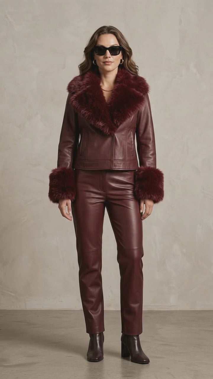 Real Mongolian Sheep Fur Coat 2025 Autumn Winter Suede Women with Long Sleeve New Arrival Winter Rabbit Fur Lining Fur Jacket