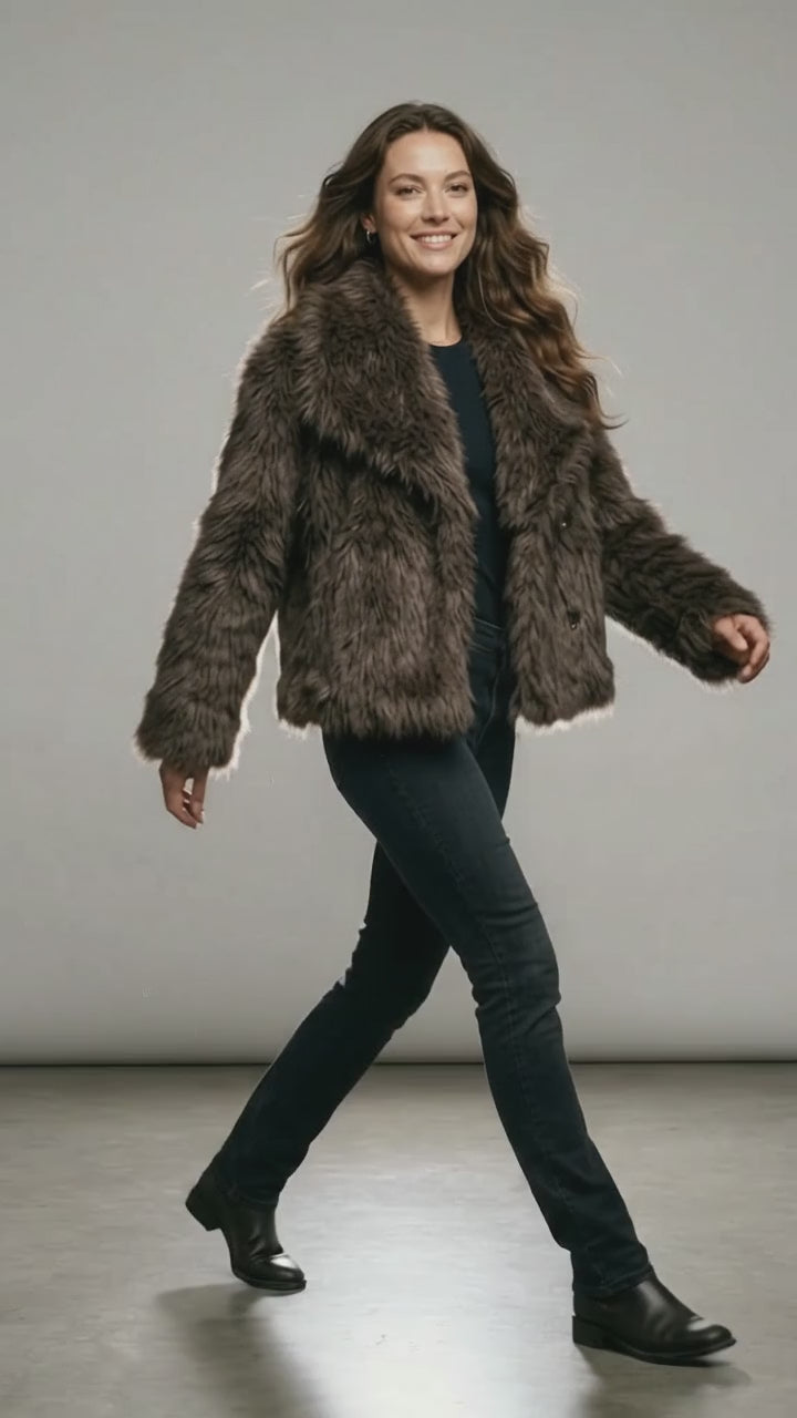 Real Mongolian Sheep Fur Coat 2025 Autumn Winter Suede Women with Long Sleeve New Arrival Winter Rabbit Fur Lining Fur Jacket
