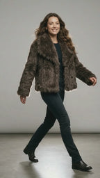 Real Mongolian Sheep Fur Coat 2025 Autumn Winter Suede Women with Long Sleeve New Arrival Winter Rabbit Fur Lining Fur Jacket
